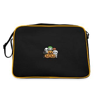 Fête d’Halloween Trick Or Treat Kawaii - Sac Retro - noir/or - Dos