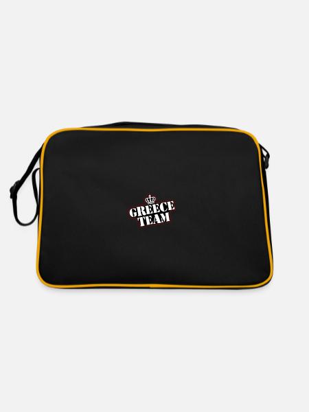 Greece Team - Retro Bag - black/gold - Back