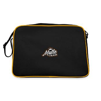 L’équipe Malle - Sac Retro - noir/or - Dos