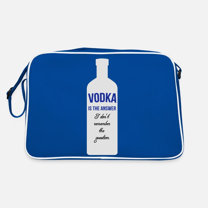 Vodka is the Answer Retro Tasche