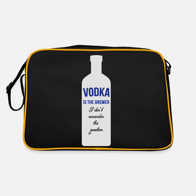 Vodka is the Answer Retro Tasche