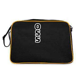 OSS - idee cadeau karate - Sac Retro - noir/or - Dos