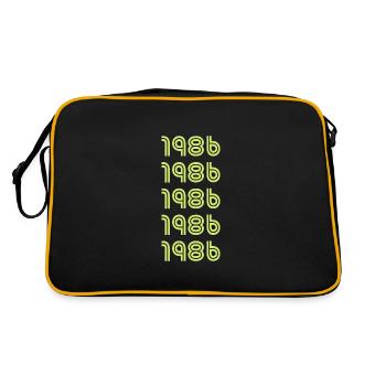 1986 - Sac Retro - noir/or - Dos
