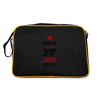 2017 limited edition - Retro Tasche - Schwarz/Gold - Hinten