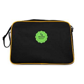 Produit végétalien - Sac Retro - noir/or - Dos