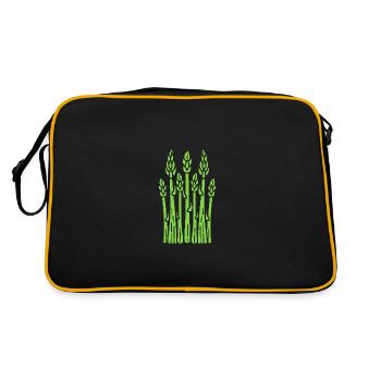 asperge - Sac Retro - noir/or - Dos