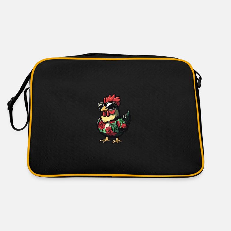 Huhn Comic Cool Sommer Retro Tasche