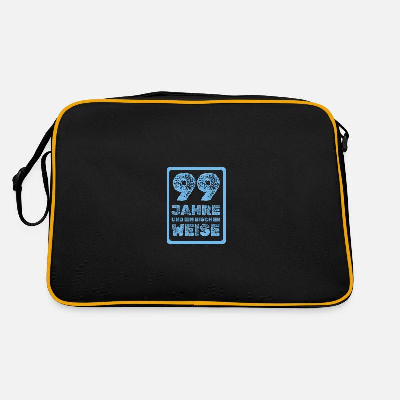 Spruch 99 Retro Tasche
