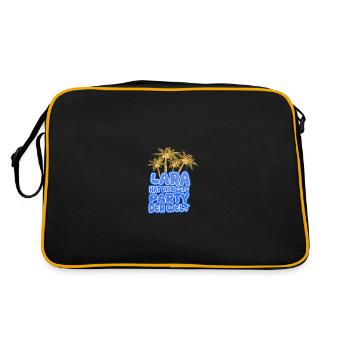 Cadeau pour Lara - Sac Retro - noir/or - Dos