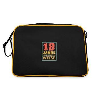 18 - Sac Retro - noir/or - Dos