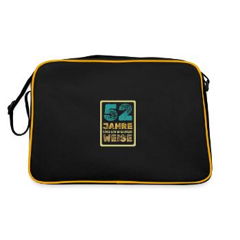 52 - Sac Retro - noir/or - Dos