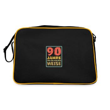 Sagesse 90 - Sac Retro - noir/or - Dos