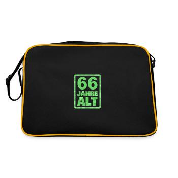 66 - Retro Bag - black/gold - Back