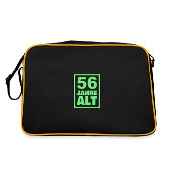 56 - Retro Bag - black/gold - Back