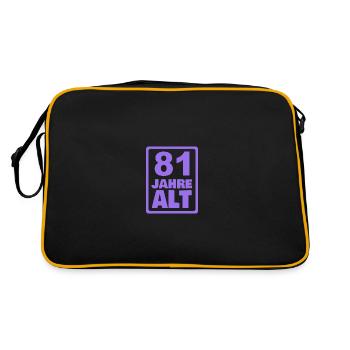 Alto 81 - Retro Bag - black/gold - Back