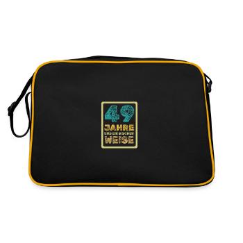 49 - Retro Bag - black/gold - Back