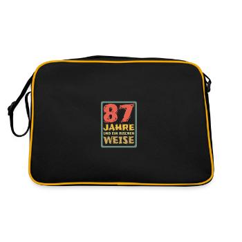 87 - Sac Retro - noir/or - Dos