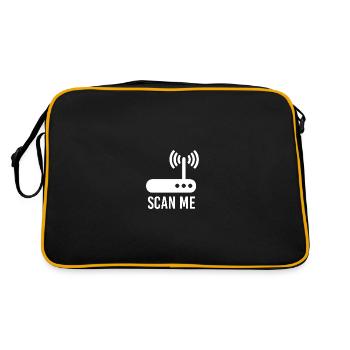 Wireless Internet access - Retro Bag - black/gold - Back