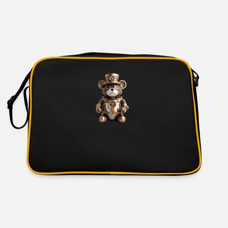 Steampunk Teddy Retro Tasche