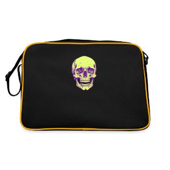 💀 Sublimé Neon Technocrate - Sac Retro - noir/or - Dos