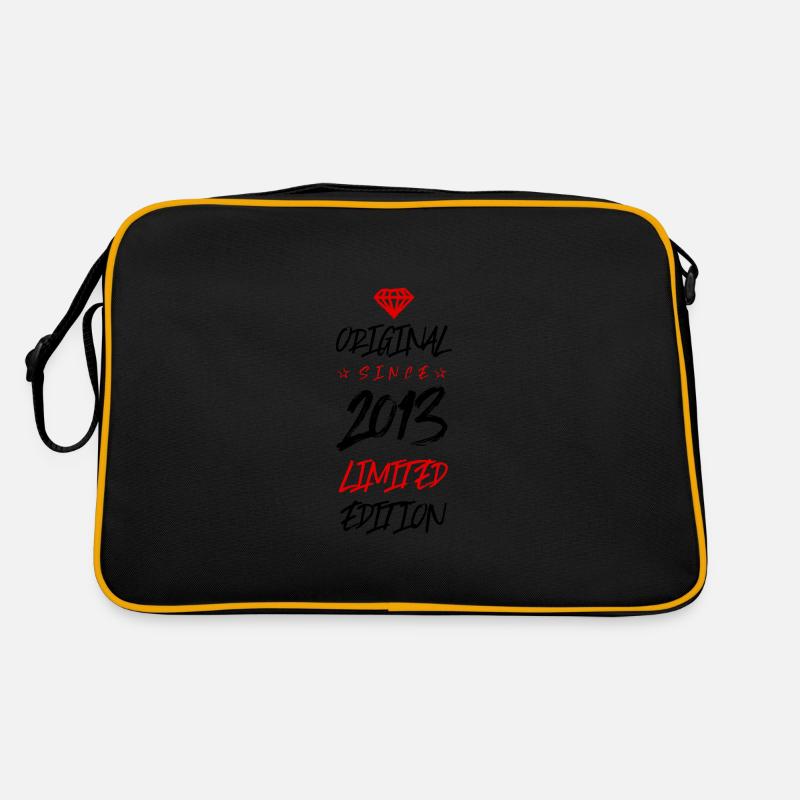 2013 limited edition - Retro Tasche - Schwarz/Gold