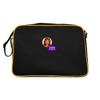 WMN PWR - Visage Féminin - 02 - Sac Retro - noir/or - Dos