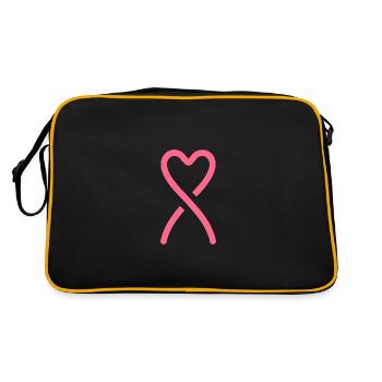 Breast Cancer Awareness - Retro Bag - black/gold - Back
