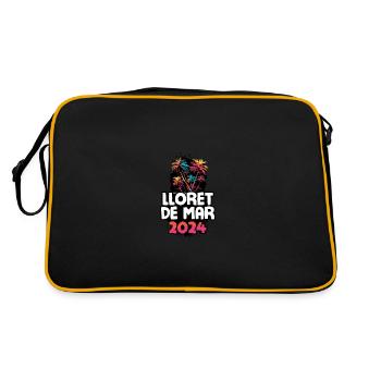 Lloret De Mar 2024 Holiday Trip Colorful - Retro Bag - black/gold - Back