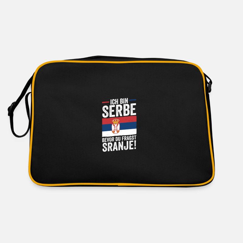 Serbe Serbe Serbie Sac Retro
