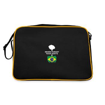 Brazil Roots Brésil - Sac Retro - noir/or - Dos
