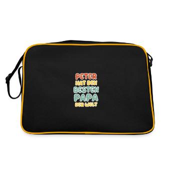 Baby Peter - Retro Bag - black/gold - Back