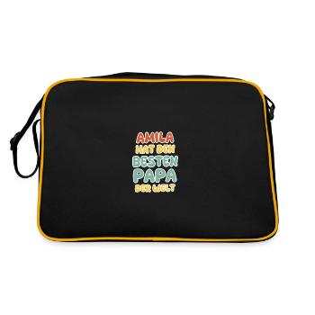 Amila bébé - Sac Retro - noir/or - Dos
