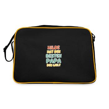Bébé Hilde - Sac Retro - noir/or - Dos