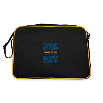 Rainbow 1976 - Retro Bag - black/gold - Back