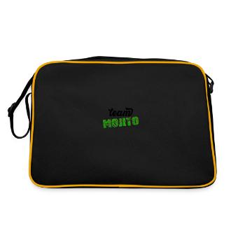 Team MOJITO - Sac Retro - noir/or - Dos