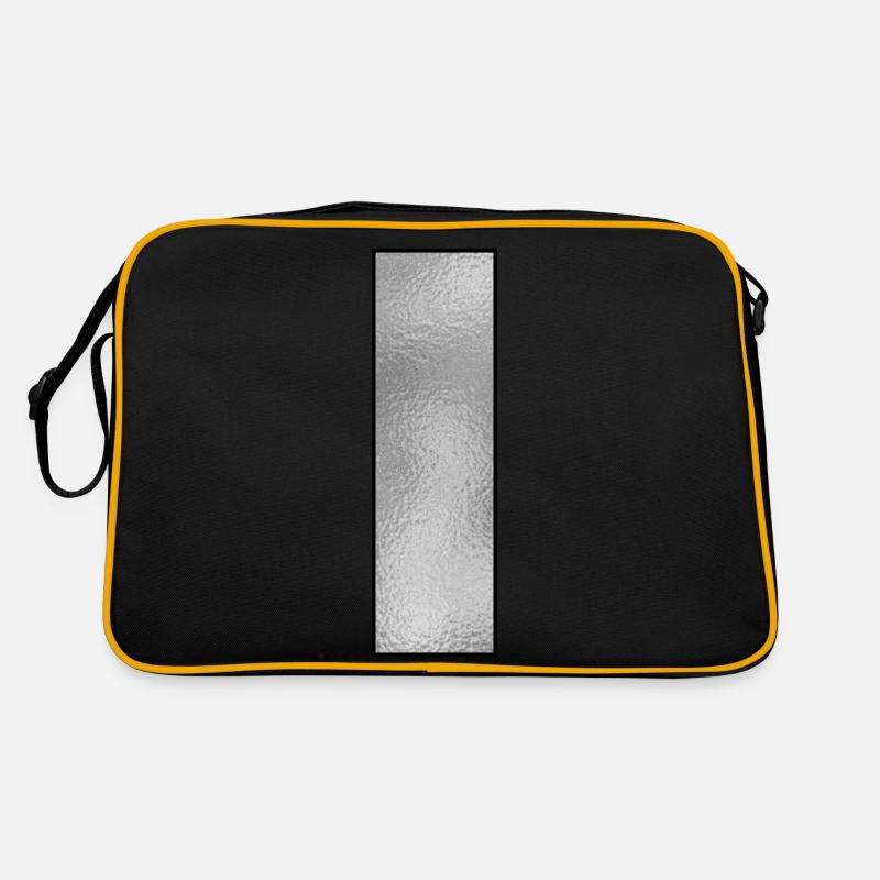 Buchstabe I Silber Retro Tasche