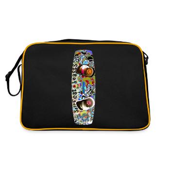 Kitesurf 3 - Sac Retro - noir/or - Dos