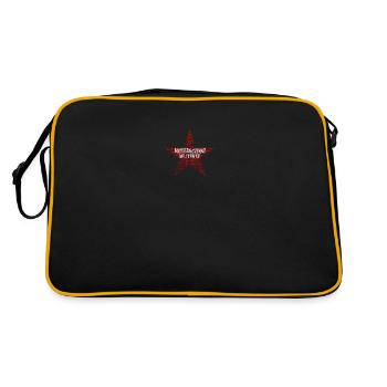 ANTIFA ITALY italian antifascismo militante - Retro Bag - black/gold - Back