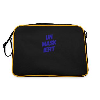 UN MASKED - Démasqué - Démasqué. NOUVEAU HIT! - Sac Retro - noir/or - Dos
