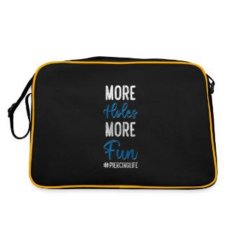 Artist Studio Piercing Studio Plug - Retro Bag - black/gold - Back