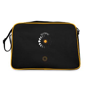 Scorpion - Astrologie - Sac Retro - noir/or - Dos