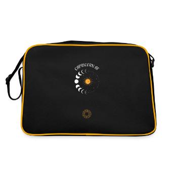 Capricorne AF - Astrologie - Sac Retro - noir/or - Dos