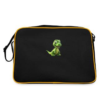 Tinysaure - Retro Bag - black/gold - Back