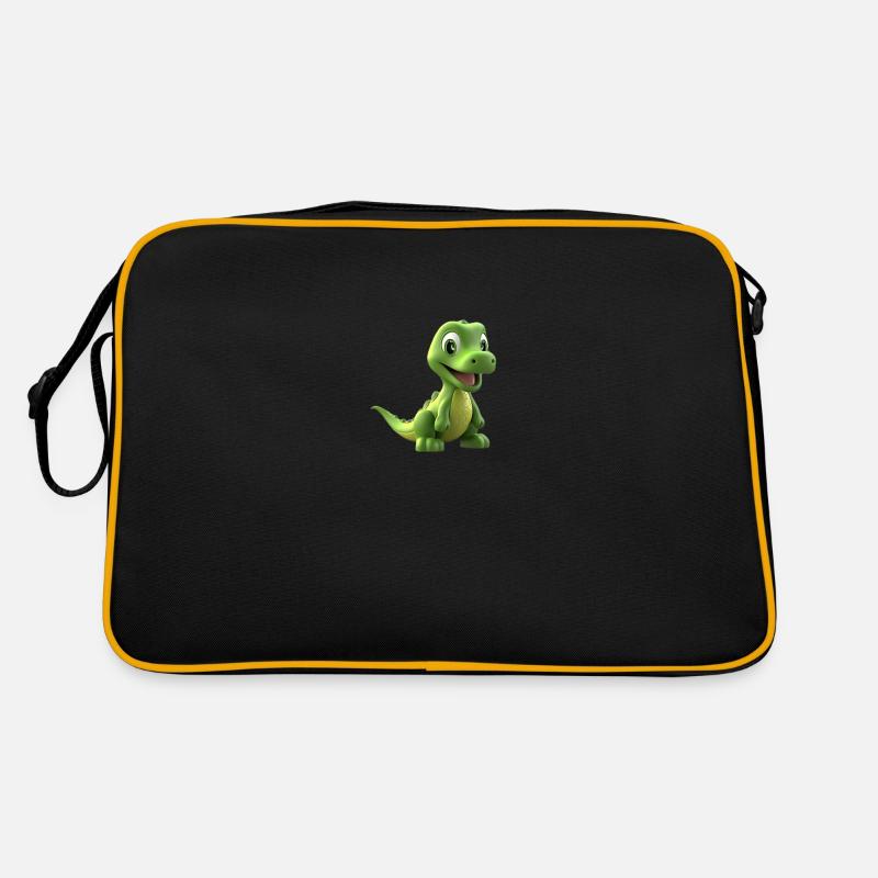 Tinysaure - Sac Retro - noir/or