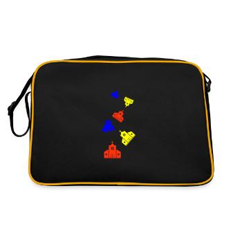 Church - Retro Bag - black/gold - Back