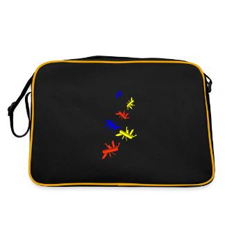 Pocket knife - Retro Bag - black/gold - Back