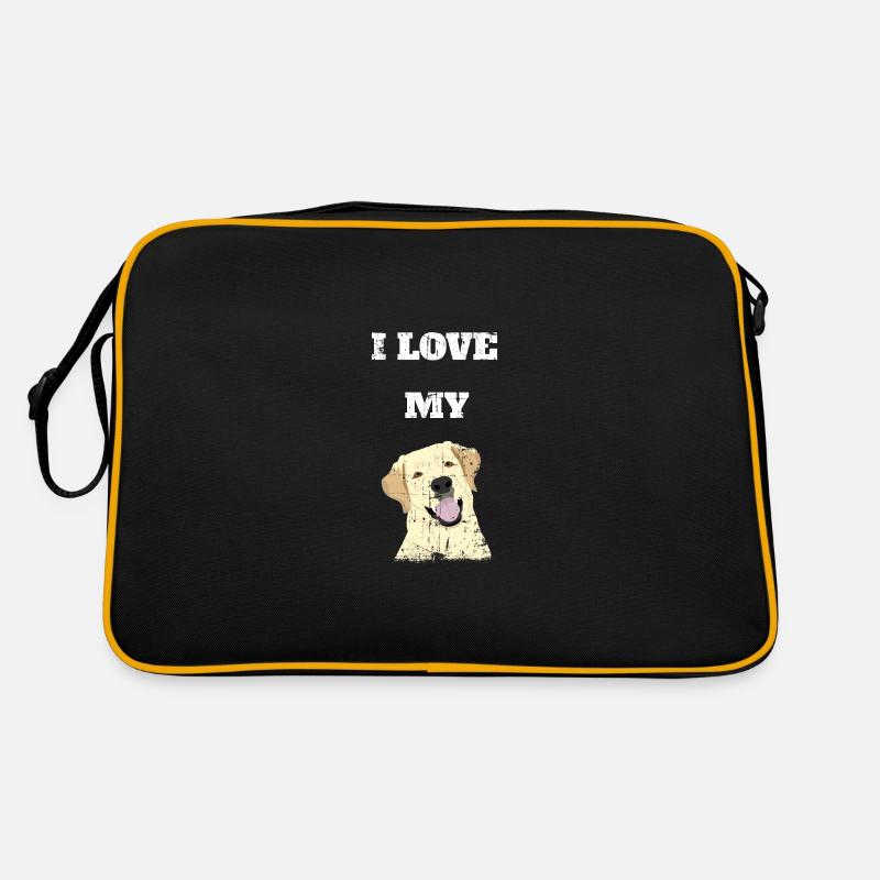 J’adore ma célébration Labrador Retriever Sac Retro