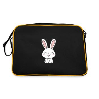 Petit bébé lapin - Sac Retro - noir/or - Dos