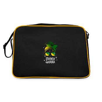 French Guiana - Retro Bag - black/gold - Back
