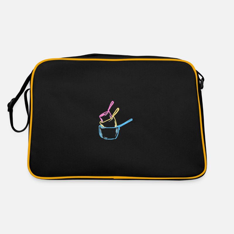 Pansexual meme pans Retro Tasche